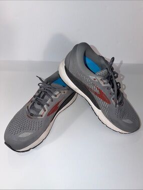 Brooks addiction GTS 15 Gray and Red Men's Running Sneakers